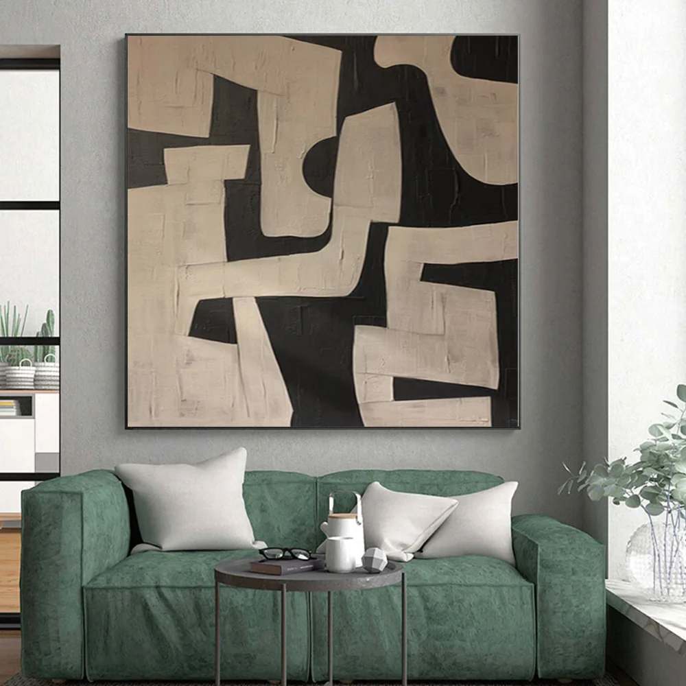 Your Original Hotel Trees Hand-painted Abstract Artwork BU0ZK